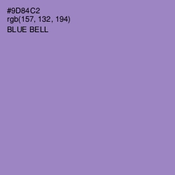 #9D84C2 - Blue Bell Color Image